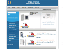 Tablet Screenshot of apexsystem.in